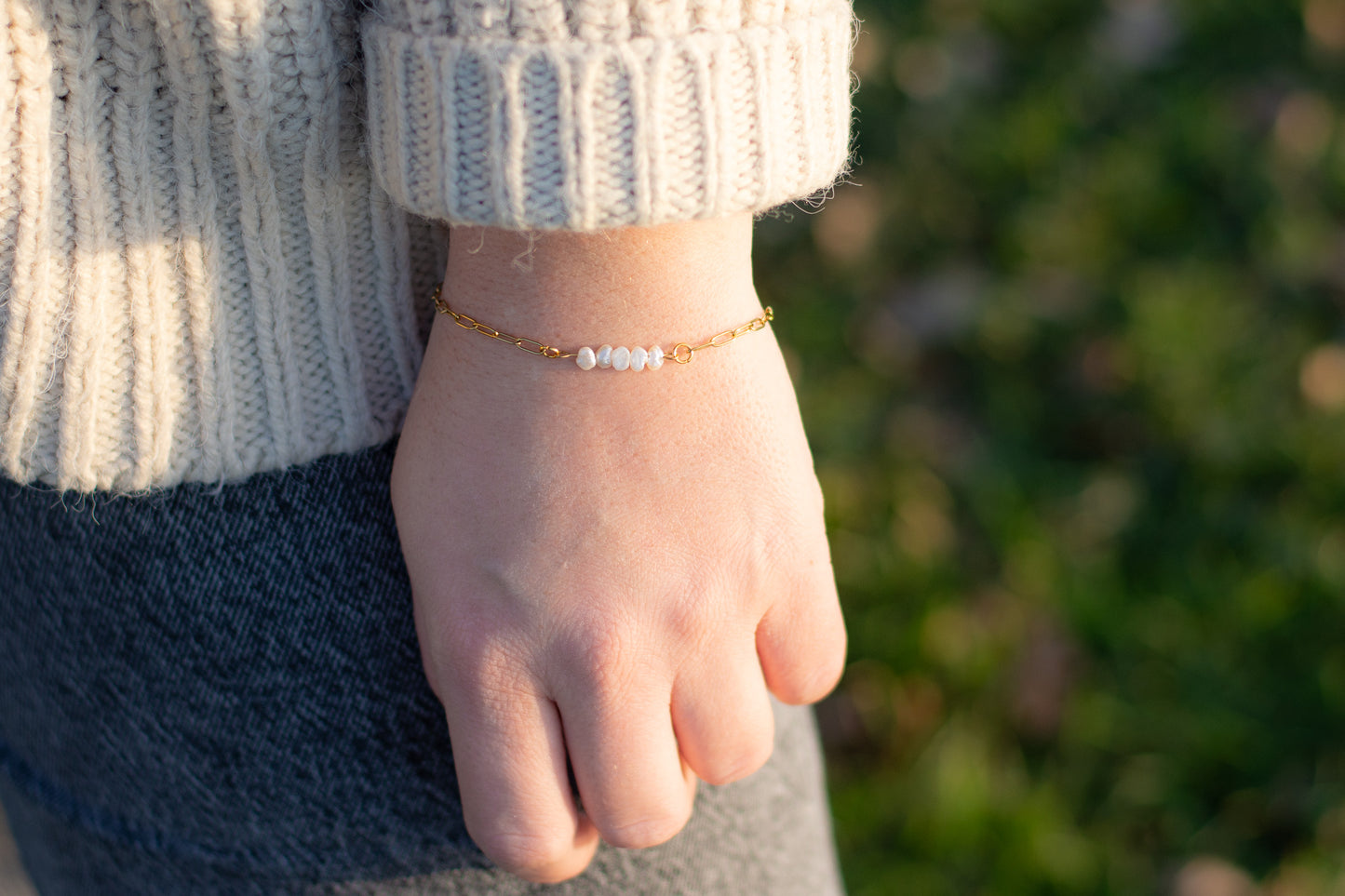 Mini parel armband