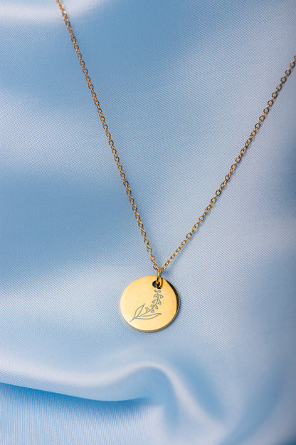 Geboortebloem ketting