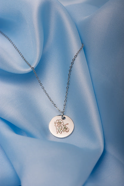 Geboortebloem ketting