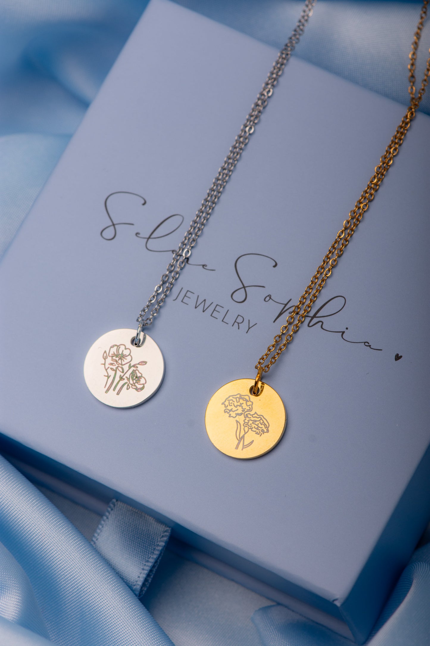 Geboortebloem ketting