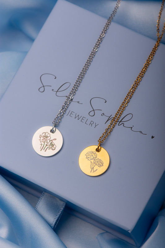 Geboortebloem ketting