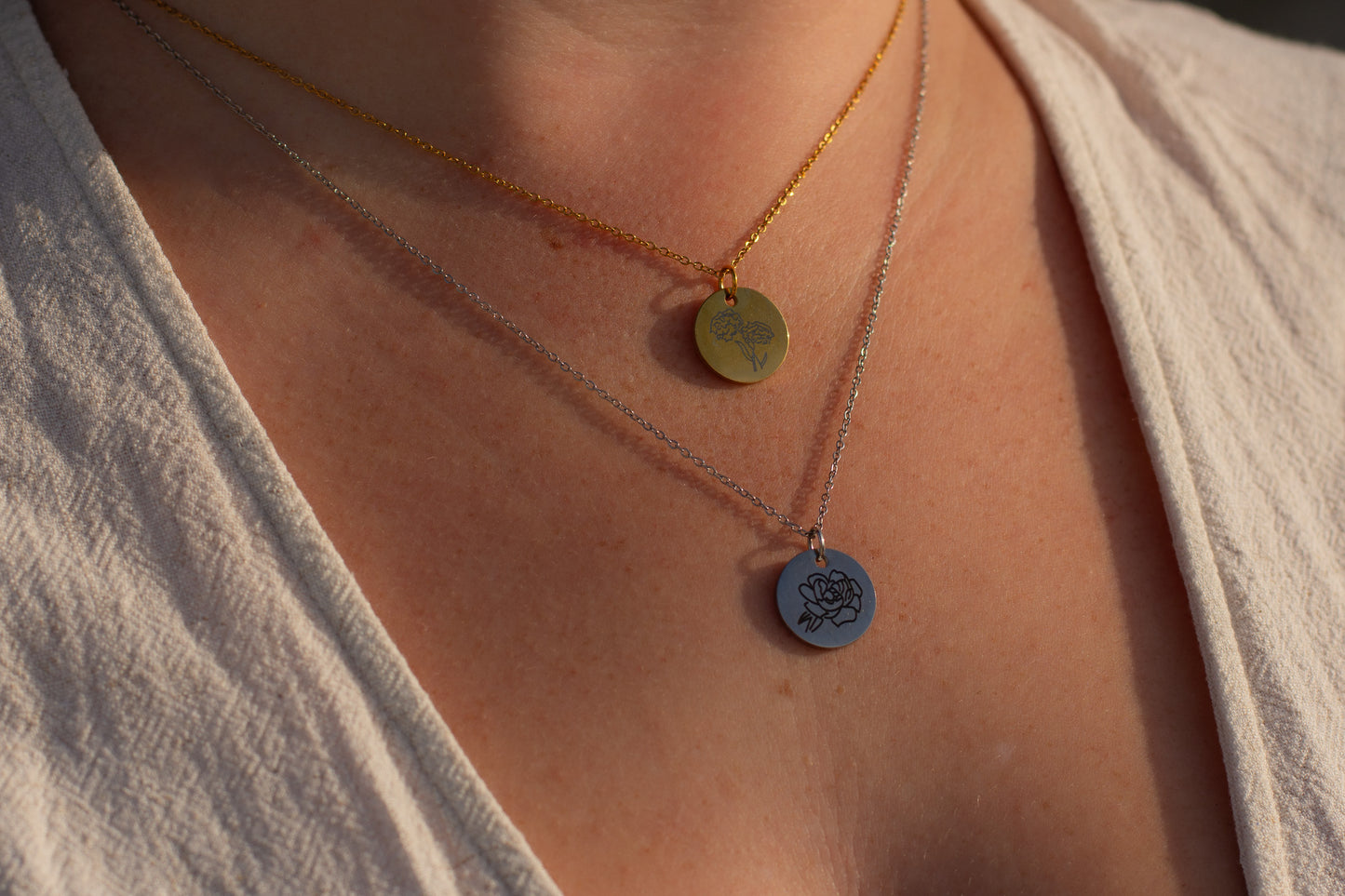 Geboortebloem ketting