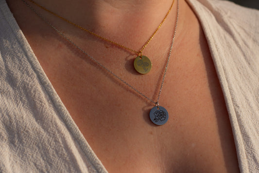 Geboortebloem ketting